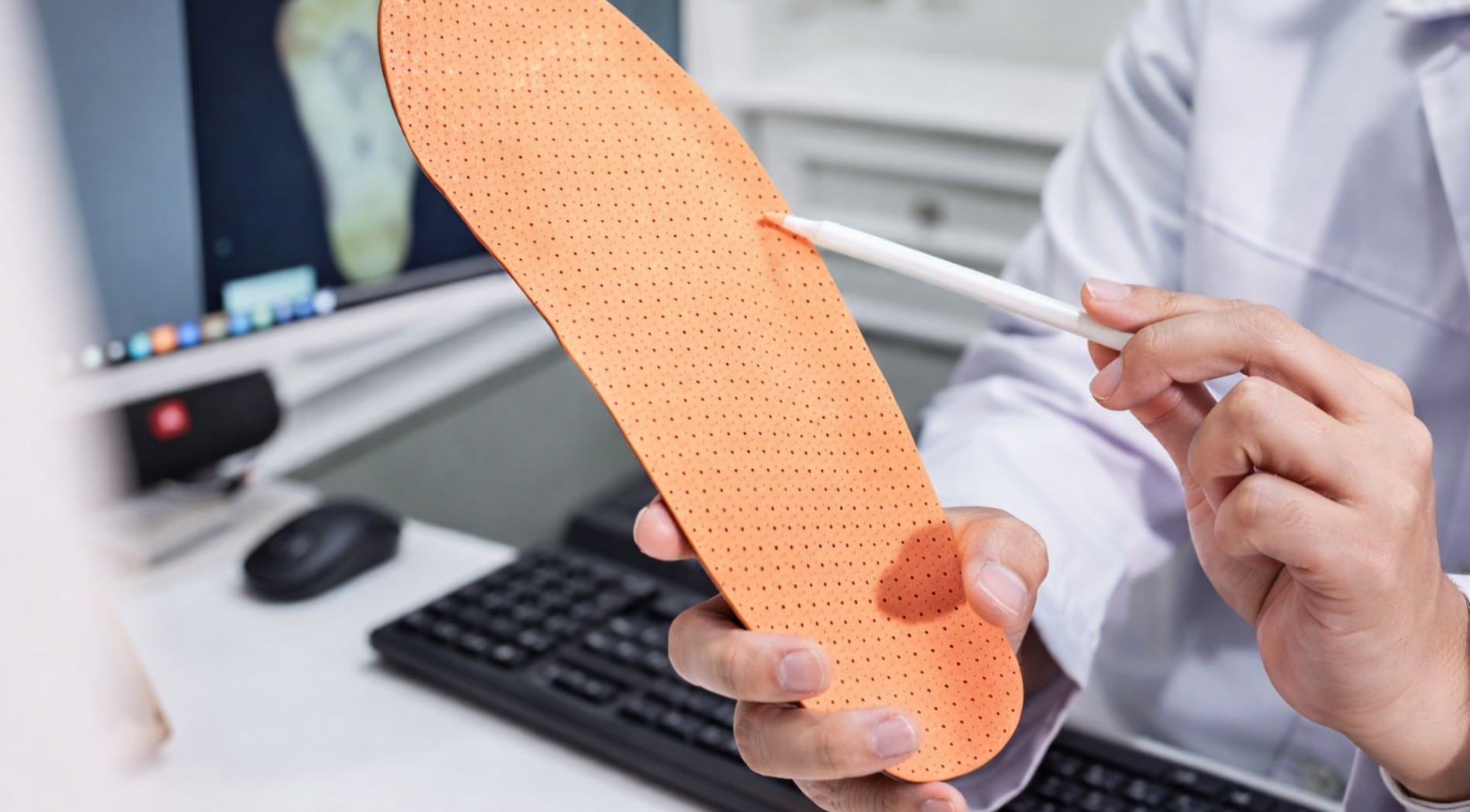 Customised total contact orthotics making