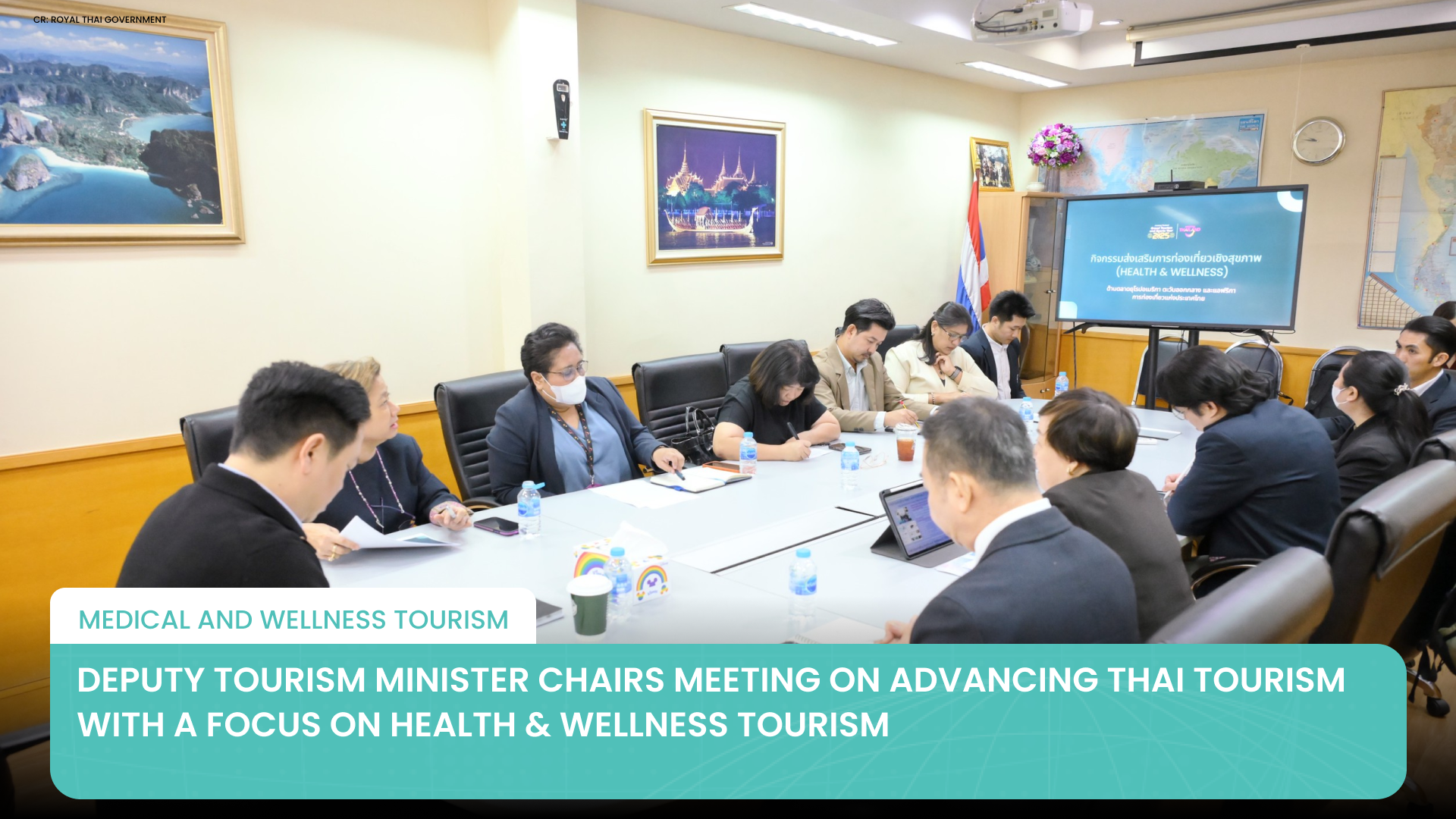 Stellvertretender Tourismusminister leitet Sitzung zur Förderung des thailändischen Tourismus mit Fokus auf Gesundheits- und Wellnesstourismus