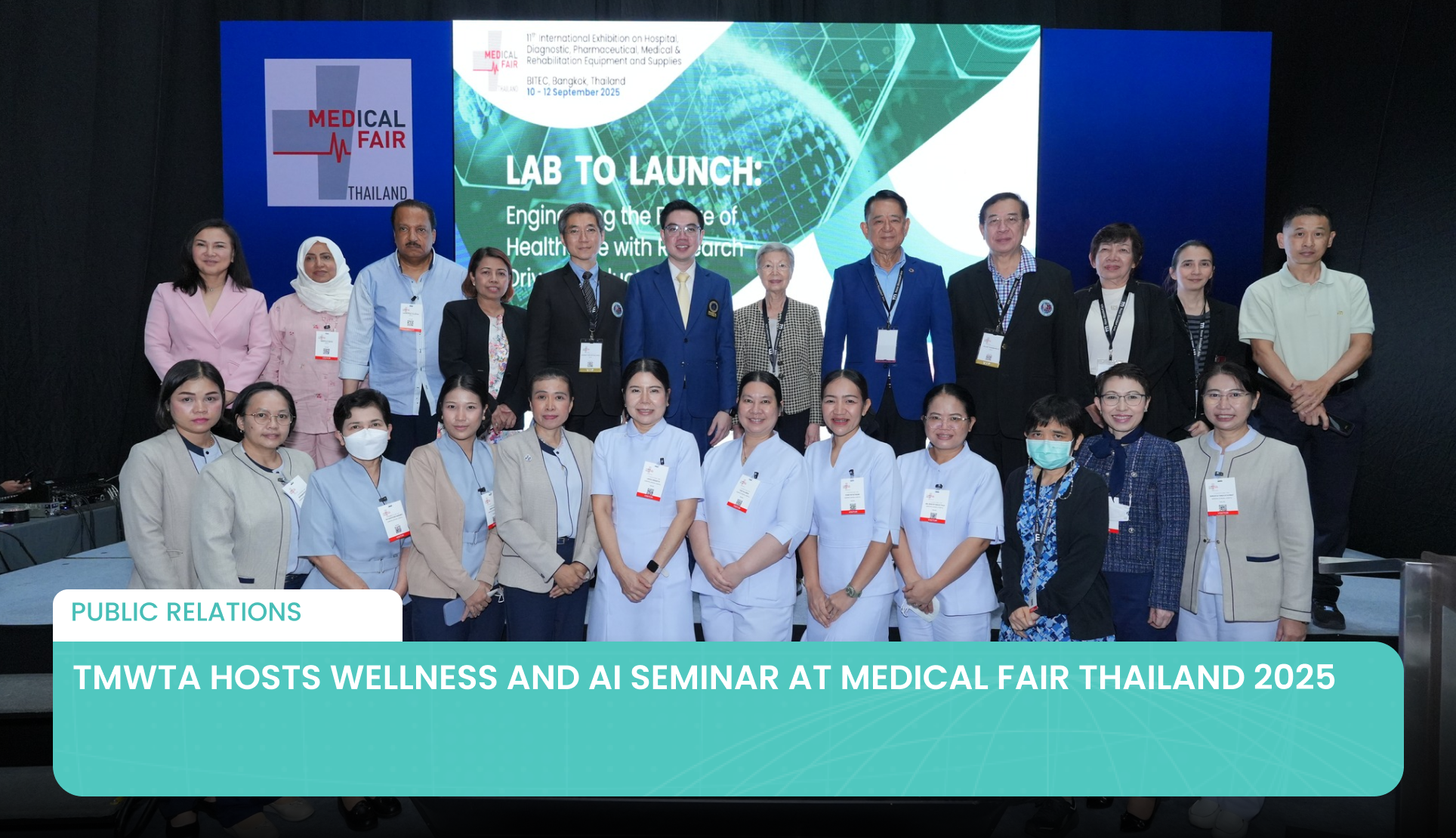 TMWTA Mengadakan Seminar Kesejahteraan dan AI di Medical Fair Thailand 2025
