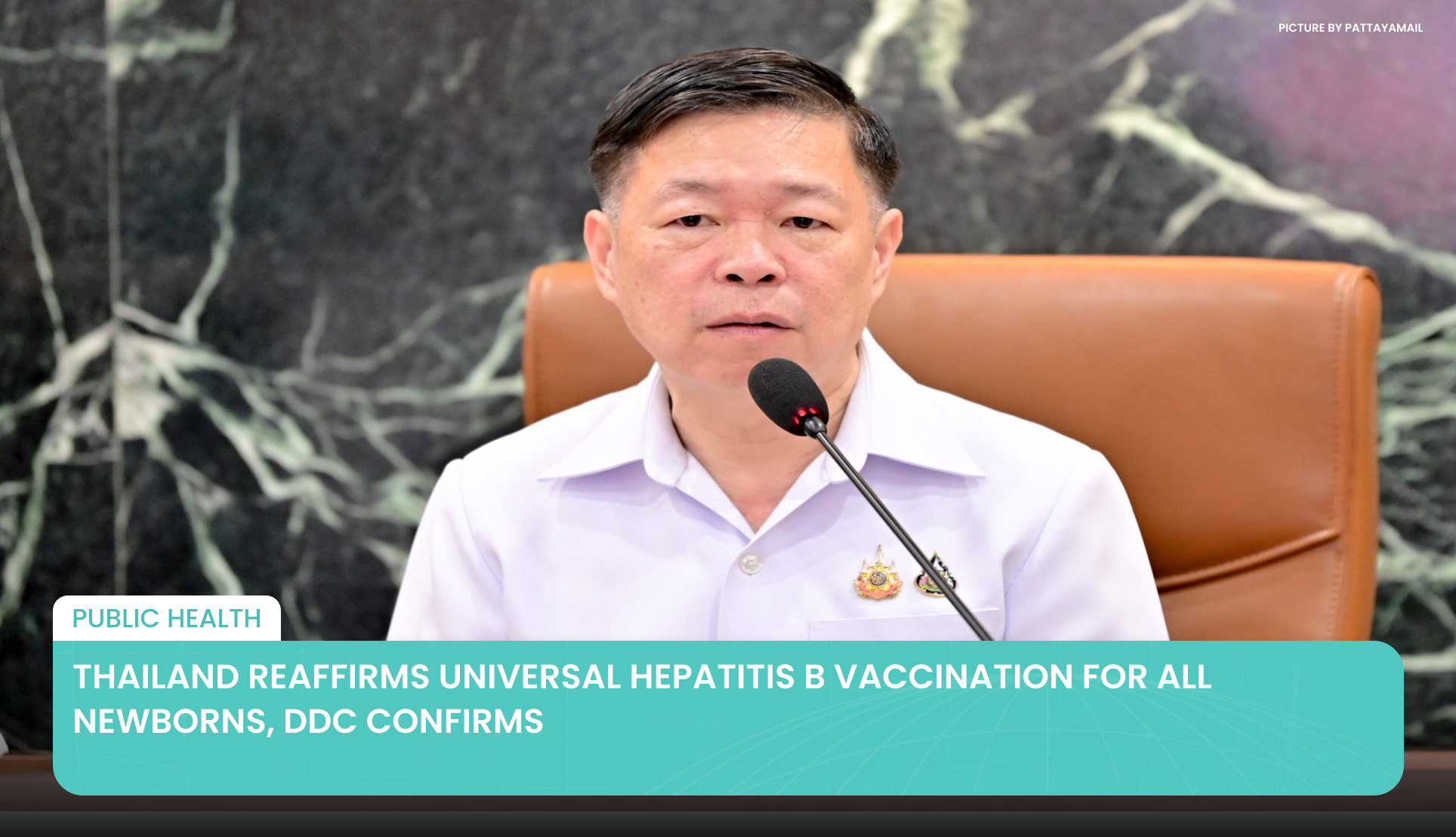 Thailand Reaffirms Universal Hepatitis B Vaccination for All Newborns, DDC Confirms