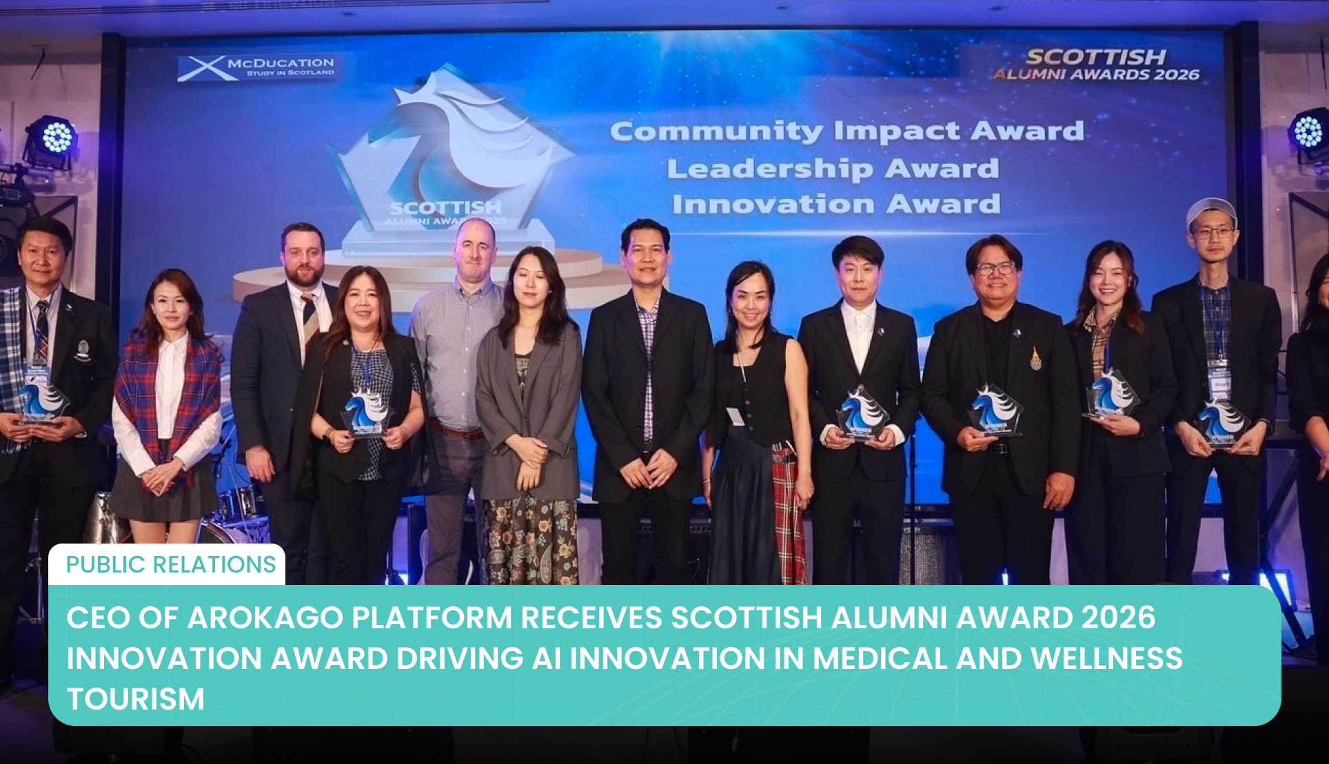CEO of ArokaGO Platform Receives Scottish Alumni Award 2026