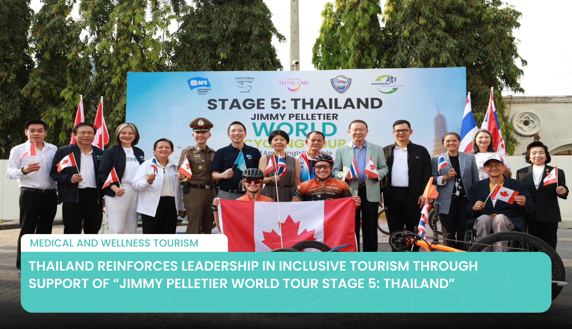 Thailand Reinforces Leadership in Inclusive Tourism Through Support of “Jimmy Pelletier World Tour Stage 5: Thailand”