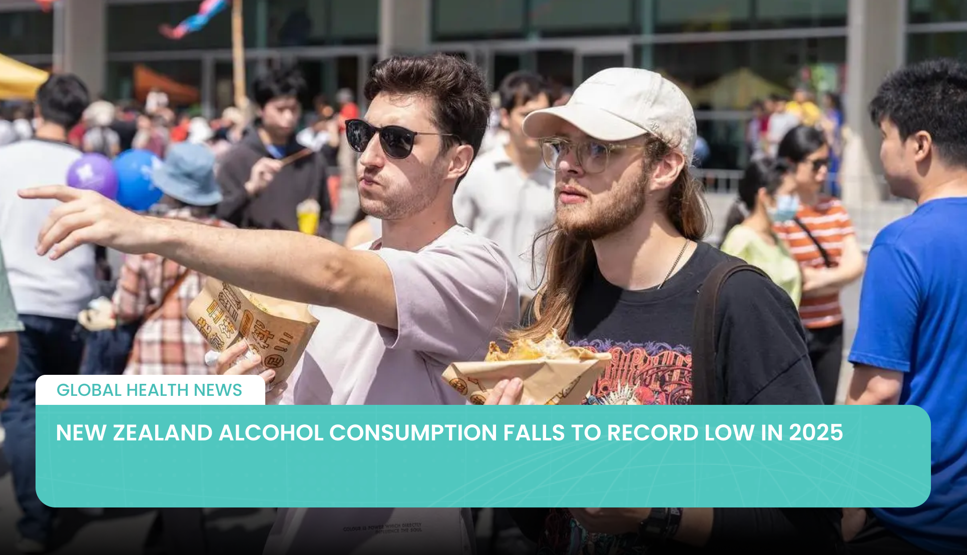 Kiwis' alcohol consumption falls to record low