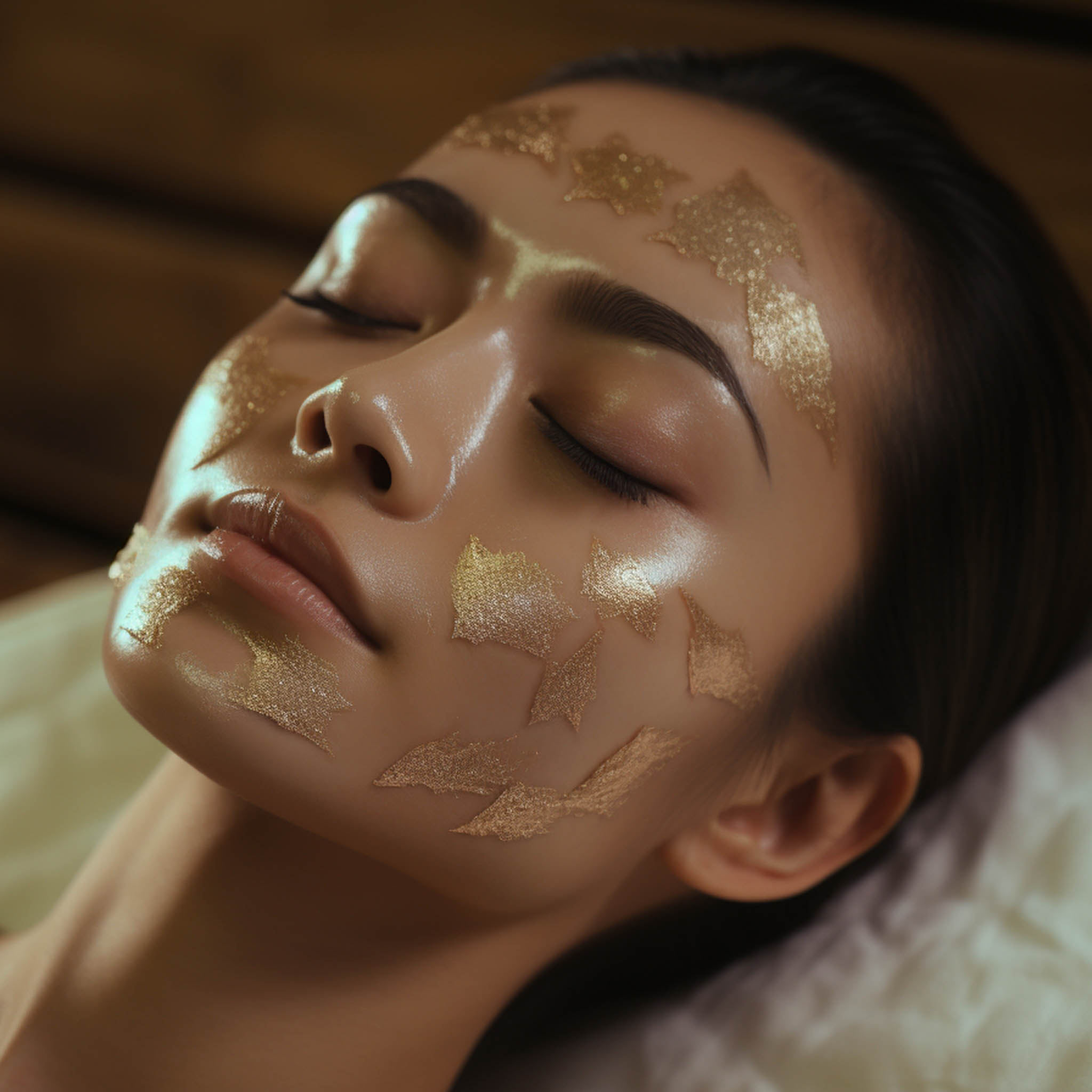 تألق مع مقشر الذهب الفاخر الخاص بنا